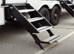 MOR/ryde Entry Step, 19-1/2 in Width x 7 in Depth, With 9 in Rise, Aluminum - STP54-076