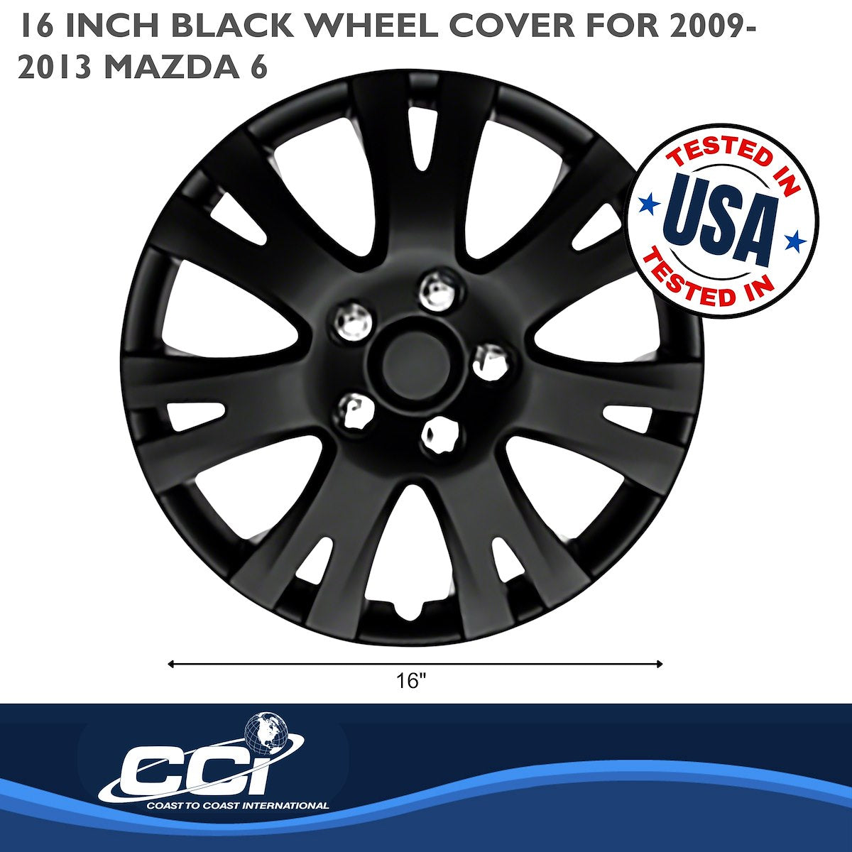 Coast2Coast Universal Wheel Covers IWC103216BLK product image 2