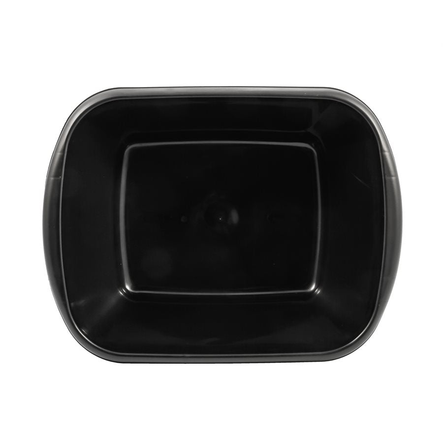 Camco Dish Pan, Holds 9 qt, Fits 10-1/2 in Width x 12-3/4 in Length and Larger Sinks, Black - 43515