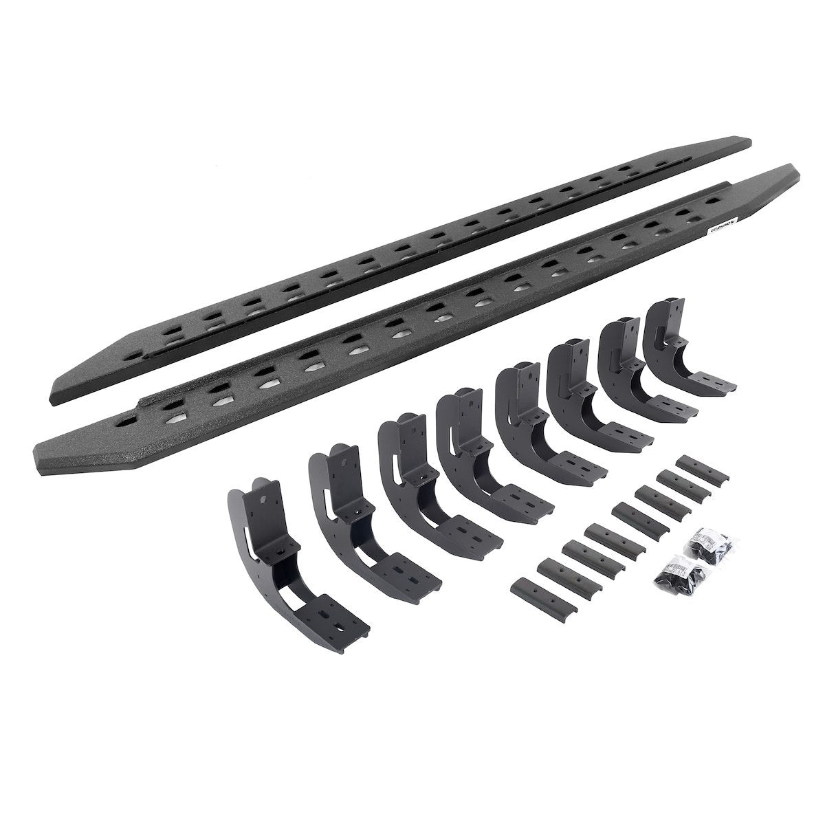 Go Rhino Running Board, RB20 Slim Line, Black, Mild Steel - 69404887ST