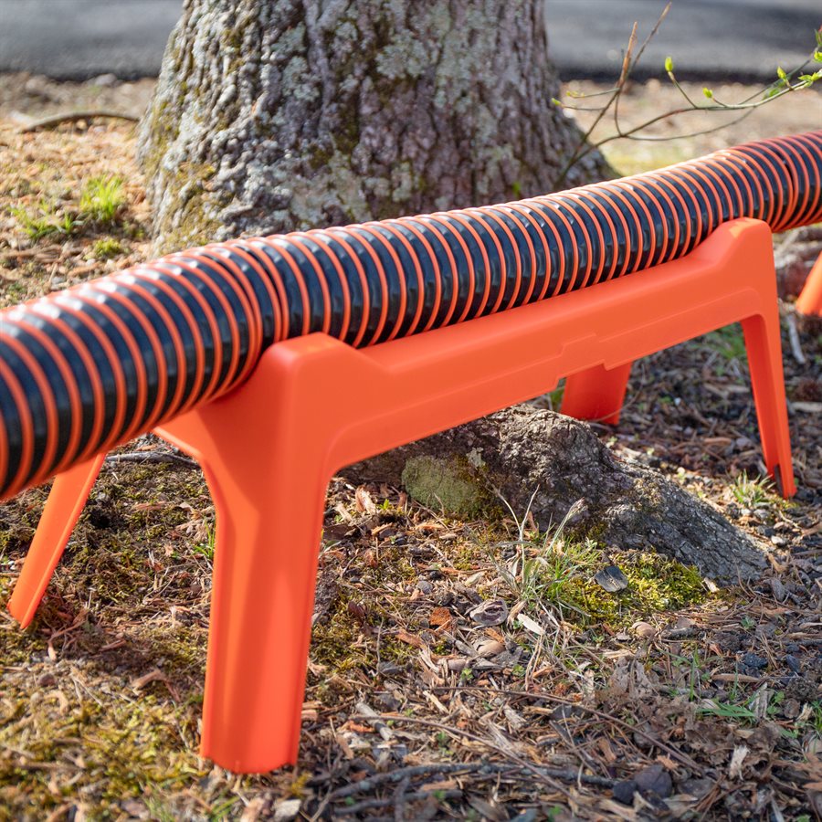 Camco Sewer Hose Support, With 5 Graduated Height Sections From 8-1/2 in To 10-1/2 in, Set of 5 - 43072