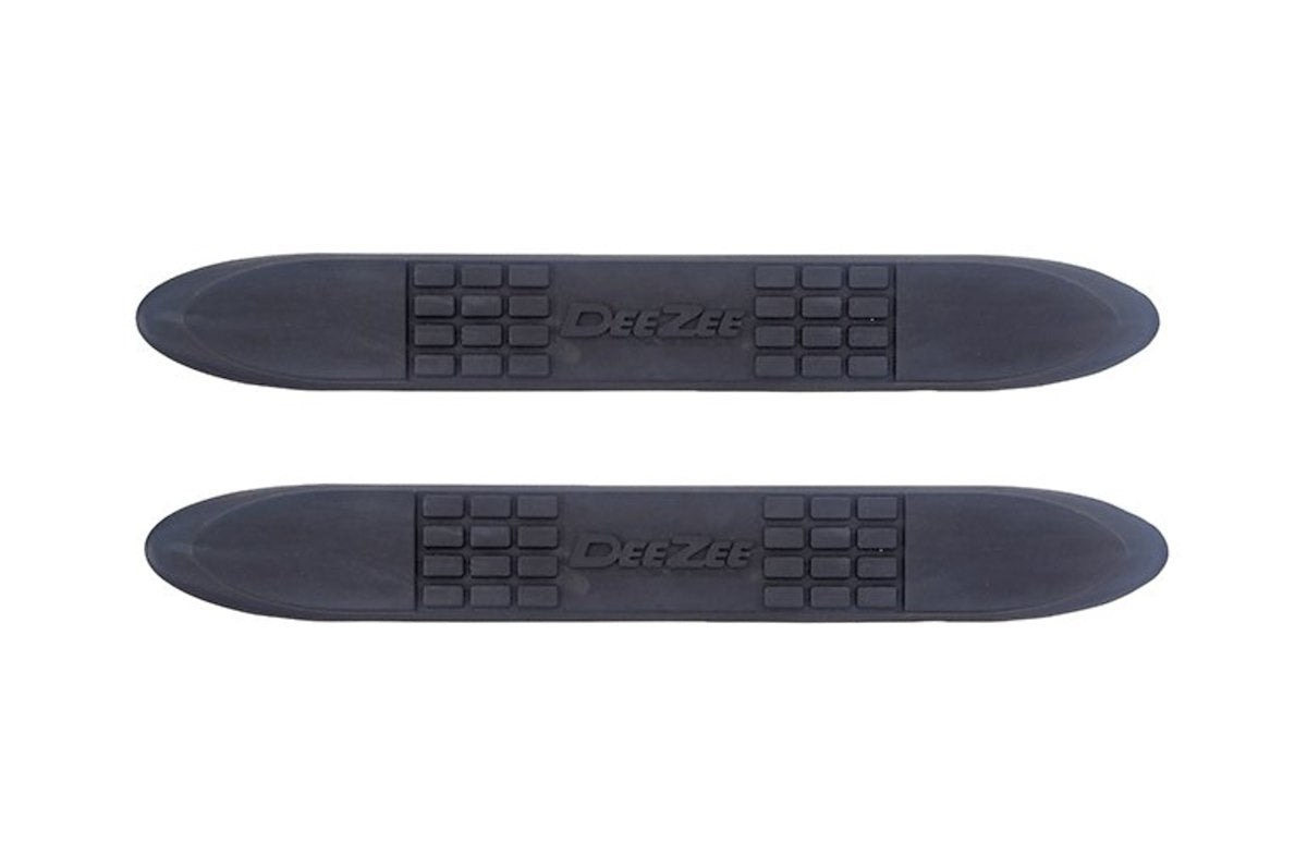 Dee Zee Nerf Bar Pad, Replacement For 3 in Round Bars, Black, Set of 2 - DZ3INCHECKS