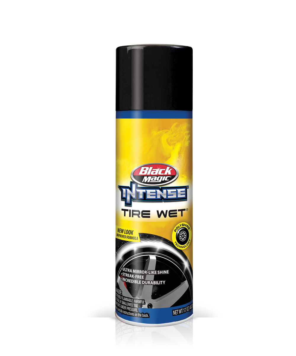 Rain-X Tire Dressing, Black Magic  Intense  Tire Wet, Used To Leave Tires Looking Wet/Black And Glossy, 17 oz Bottle - 120079