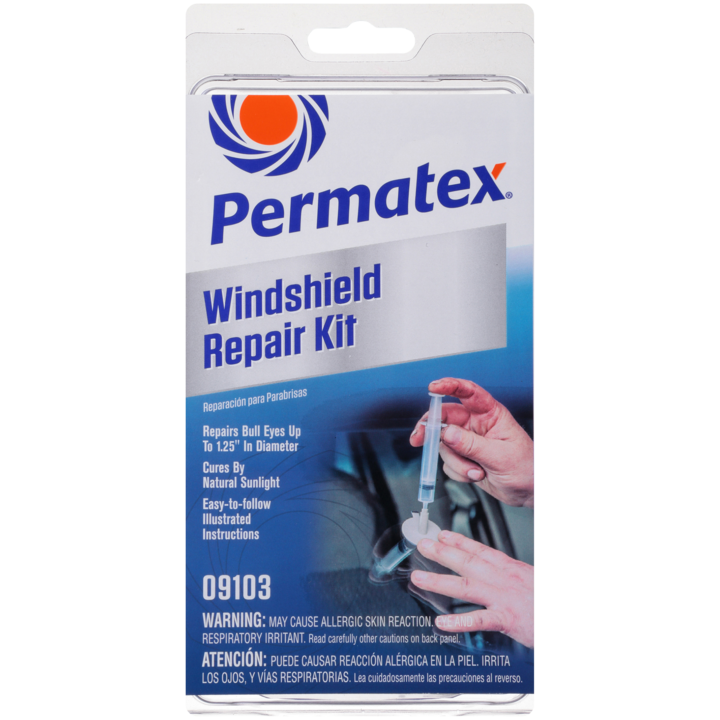 Permatex Windshield Repair Kit, From 50 degree Fahrenheit To 75 degree Fahrenheit - 09103