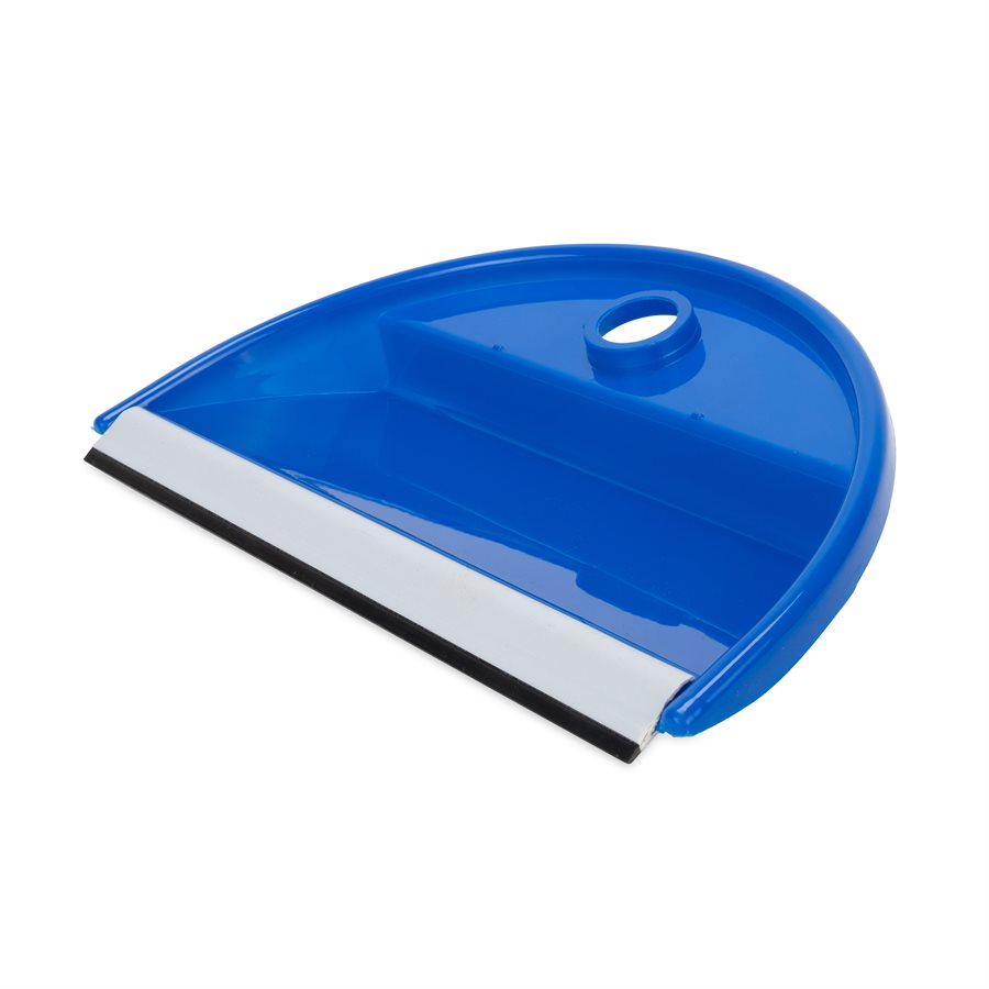 Camco Broom, Blue Bristles/Dustpan - 43945