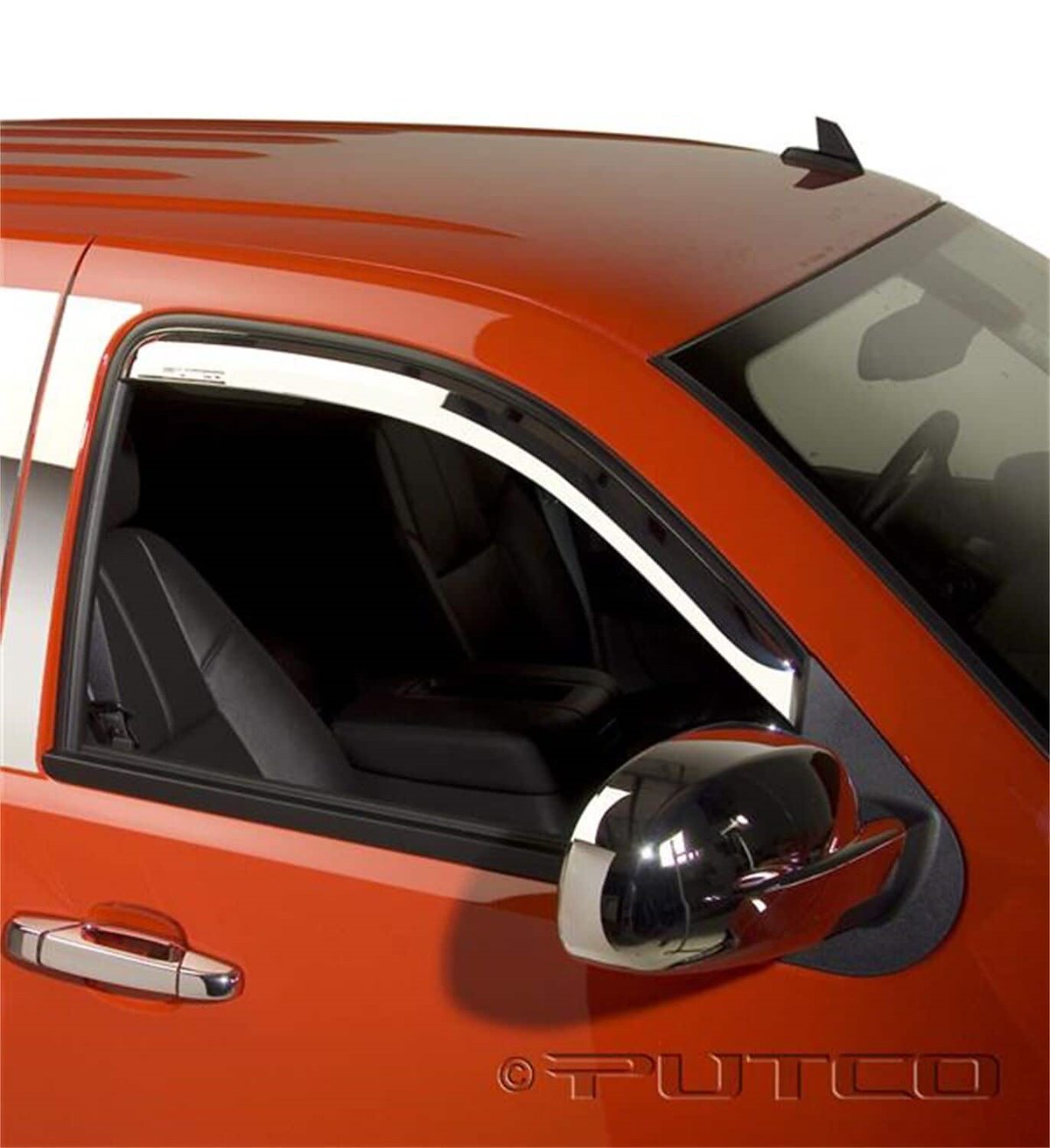 Putco Rainguard, Chrome, Set Of 4 - 480025