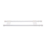 Camco Refrigerator Content Brace, Bar Extends From 19 in Length to 34 in Length, White Plastic - 44074