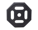 SnapPad Leveling Jack Foot Pad, 14 in Octagon, 1-1/8 in Thickness, Black - BASE1