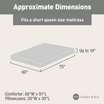 Lippert Bed Sheet, Fits Up To 14 in High Mattress - 2024121146