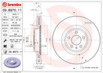 Brembo Brake Rotors 09B97011C02 product image 3