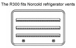 JCJ Enterprises Bug Screen - RV Appliance, 20 in Length x 1-1/4 in Width, Stainless Steel, Pack Of 3 - R-300
