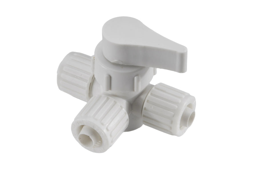 Elkhart Supply Fresh Water By-Pass, 1/2 in PEX x 1/2 in Male Pipe Thread x 1/2 PEX, White - 16912