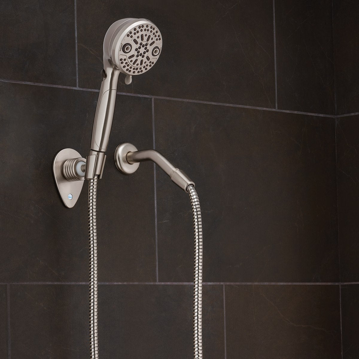 Oxygenics/ ETL Shower Head, Hand Held With 72 in Hose, With 5 Function Spray Settings, 3-3/4 in Outer Diameter - 87464