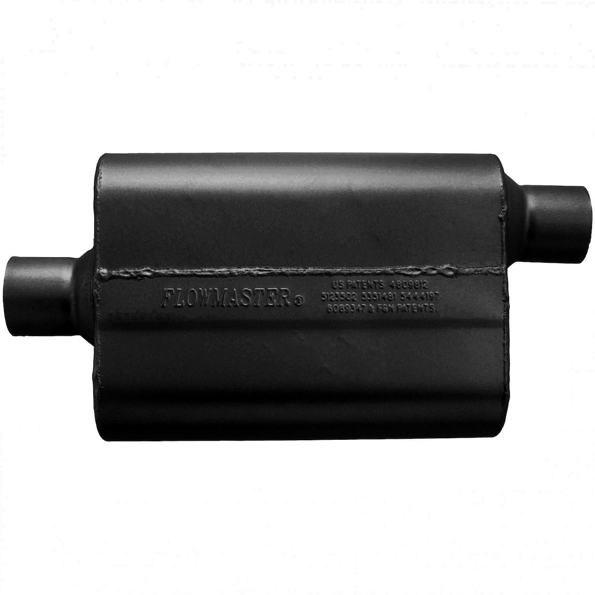 Flowmaster Exhaust Muffler, 40 Series  Original, 13 in Body/19 in Overall Length, Black - 42542