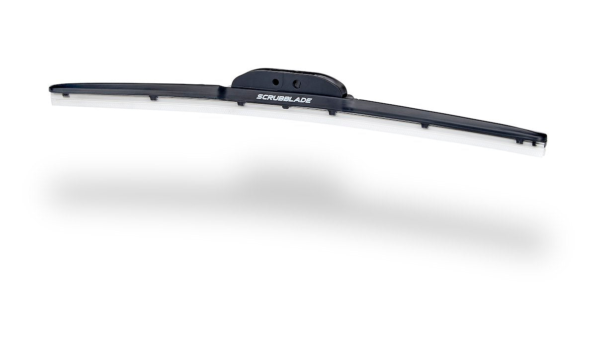 Scrubblade Windshield Wiper Blade, 22 in Length, Wild White, Ceramic Coated Silicone Blade - CBW2200