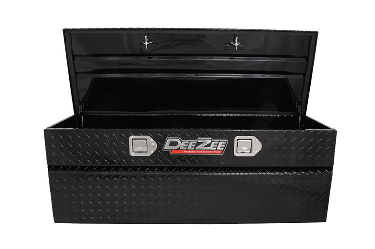 Dee Zee Tool Box, Red Label, Black Gloss Powder Coated Aluminum, 46.5 in Length x 19 in Width x 16 in Height - DZ8546B