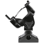 Scotty Inc. Fishing Rod Holder, Black, With 241 Side Deck Mount/1/4 in Stainless Steel Lock Bar - 0290