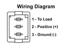 JR Products Multi Purpose Switch, 12 V, 10 amp At 125 V AC/6 amp At 250 V AC/15 amp At 12 V DC, 0.756 in x 0.508 in Cutout - 12765