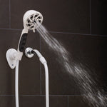 Oxygenics/ ETL Shower Head, Hand Held With 72 in Hose, With 5 Function Spray Settings, 3-3/4 in Outer Diameter - 92789