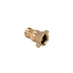 Camco Fresh Water Pressure Regulator, Brass, Preset Pressure Range of 40-50 PSI, Complies With CA and VT Regulations For Brass Content - 40055