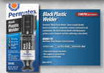 Permatex Epoxy, 0.84 oz Syringe, Black - 84145