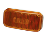 Creative Products Clearance Light, Incandescent, 3-7/8 in Length x 1-7/8 in Width x 1-3/8 in Height, White Housing - CMD-003-59