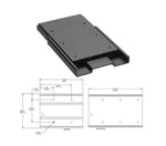 Minn Kota Trolling Motor Mount, MKA-16-03, Black, Aluminum - 1854036