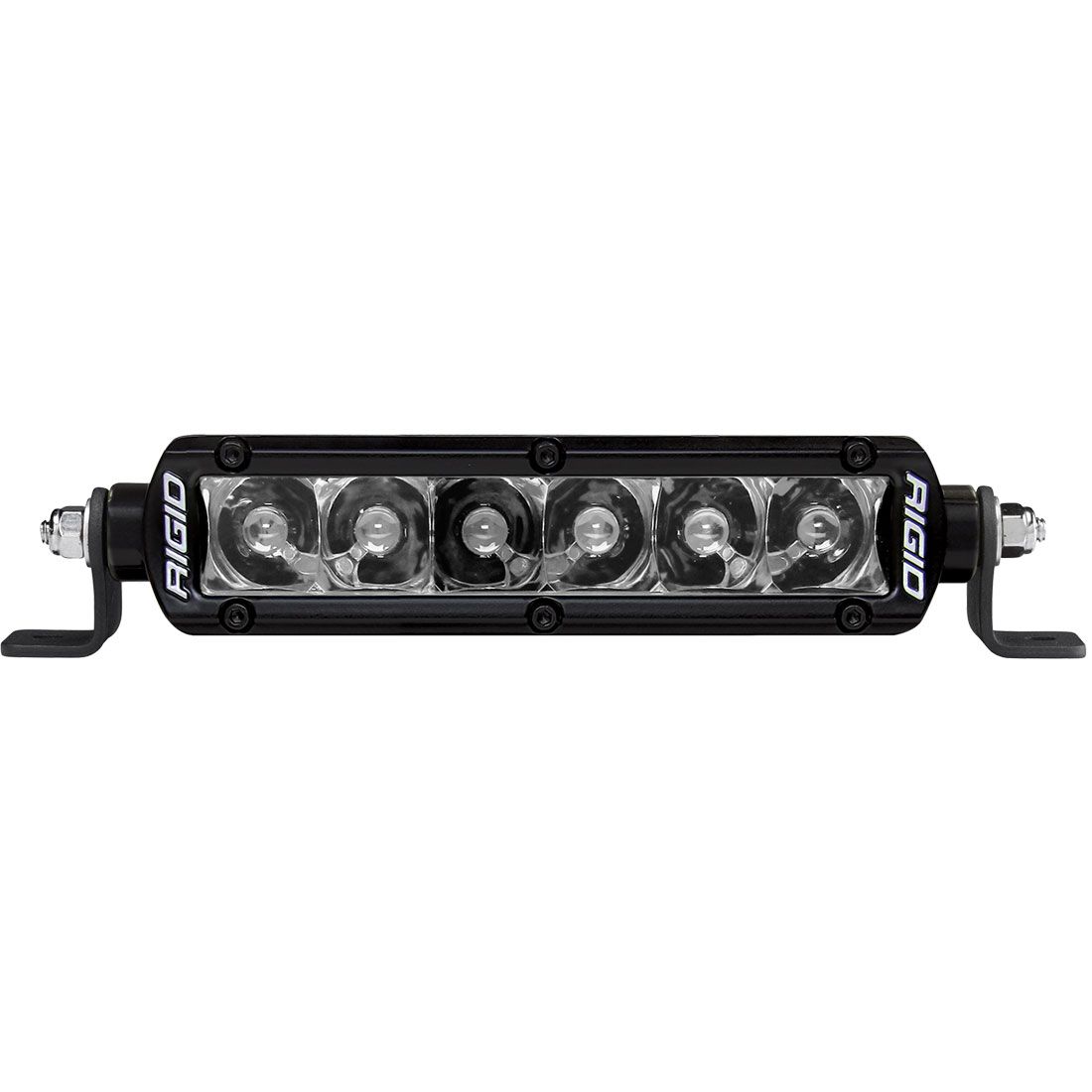 Rigid Industries Light Bar, SR Series Midnight Edition, LED, 6 in Length - 906213BLK