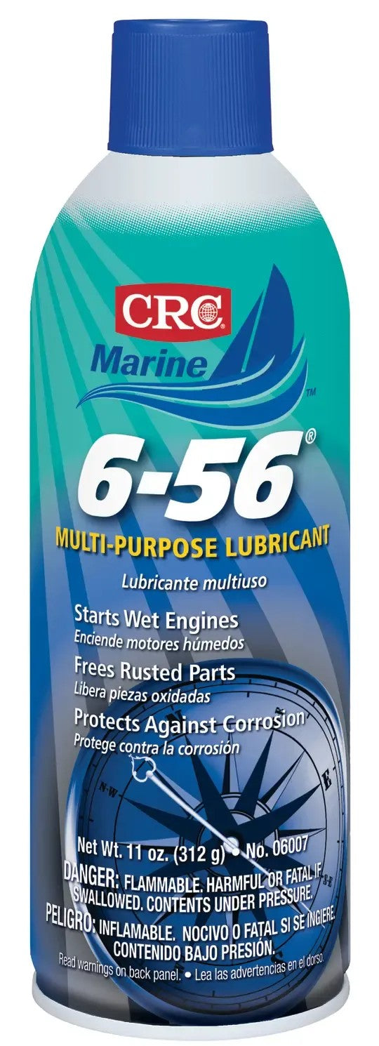 CRC Industries Multi Purpose Lubricant, 6-56, 16 oz Aerosol Can, Net Fill 11 WT oz - 06007