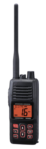 Standard Horizon VHF Radio, HX400, 5/1 Watts, Black - HX400