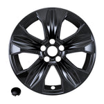 Coast2Coast Wheel Skin, 18 in, 5 V Spokes, Gloss Black, Set Of 4 - IMP525BLK