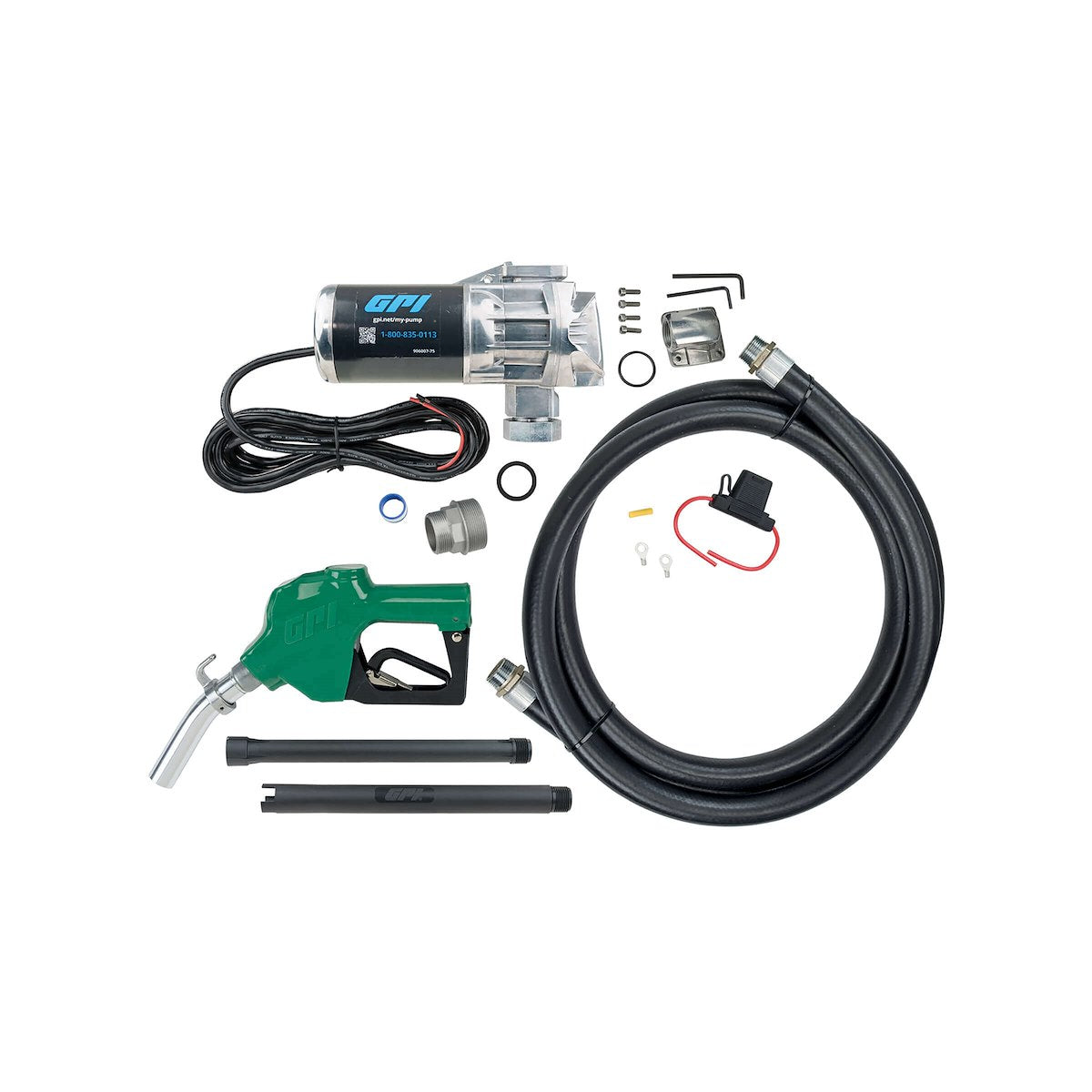 GPI Liquid Transfer Tank Pump, G20 Series, 12 V DC, 20 gal Per Minute - 162000-03