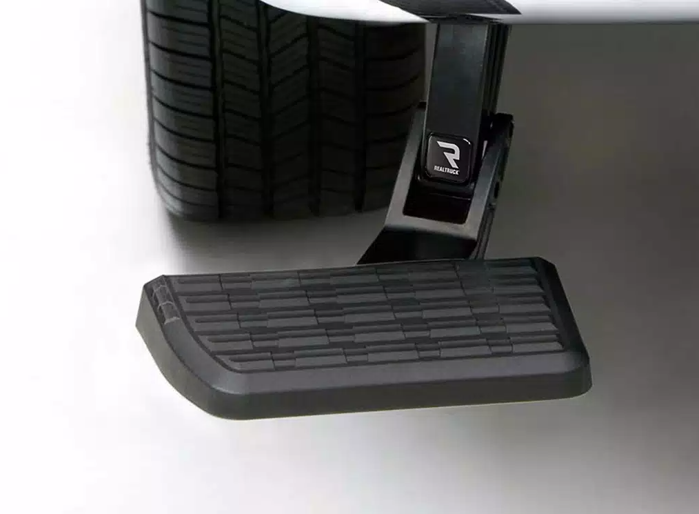 AMP Research Truck Step, 300 lb Weight Capacity, Black, Die Cast Aluminum - 75330-01A