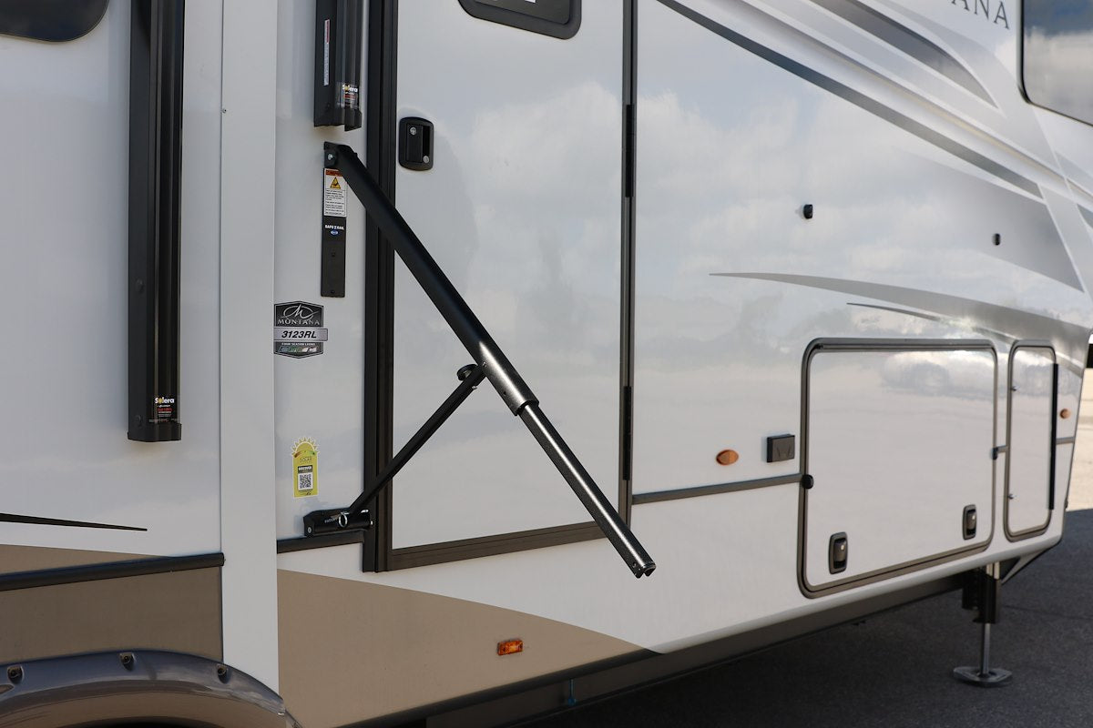 MOR/ryde Entry Step Hand Rail, 48 in Telescopic Length, Extends 34 in Length From RV Wall - SP56-573