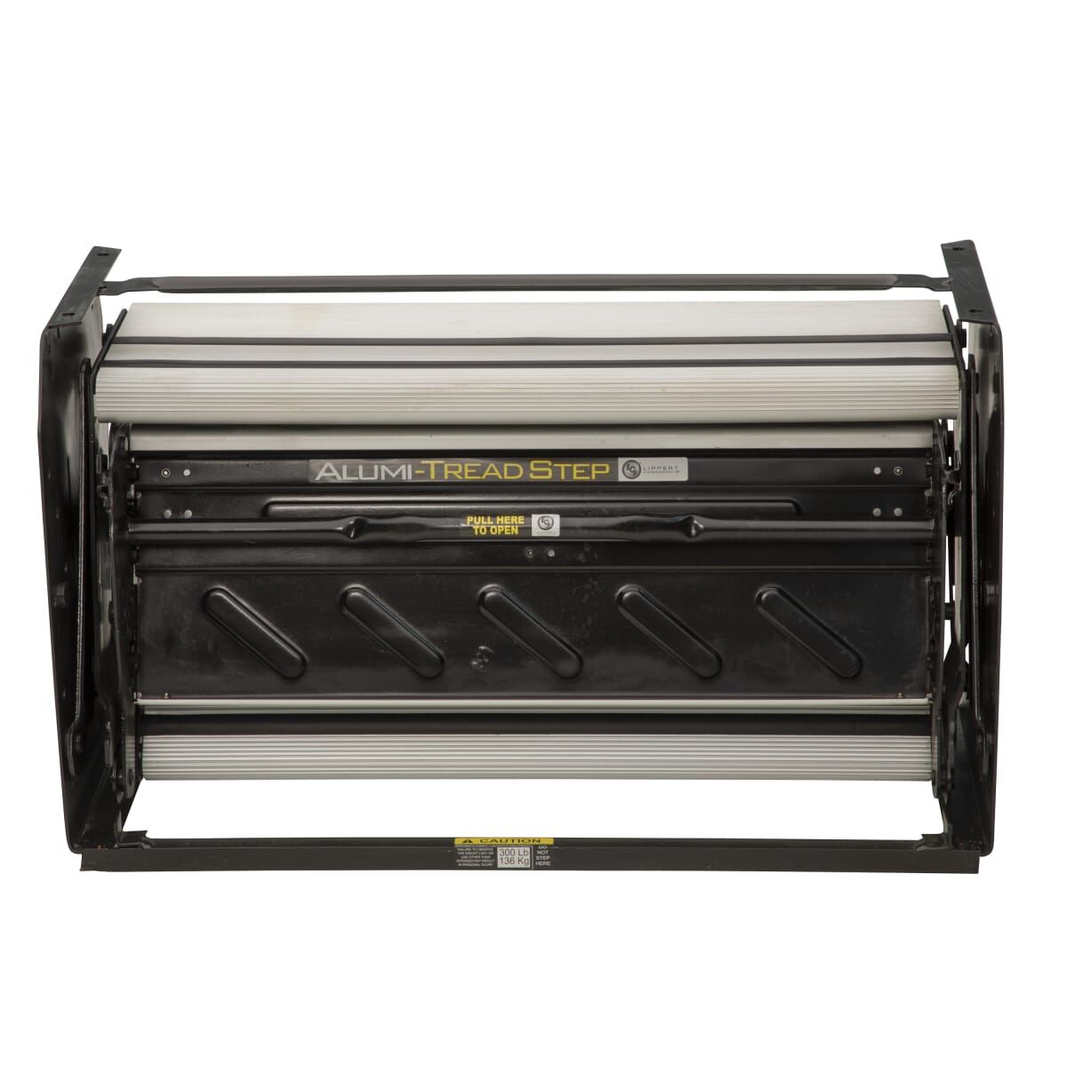 Lippert Entry Step, 3 Manual Folding Step, 24 in Width x 8-1/2 in Depth, With 9 in Rise - 432696