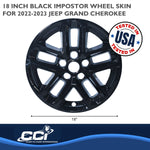 Coast2Coast Wheel Skins & Styled Wheel Covers IWCIMP482BLK product image 3