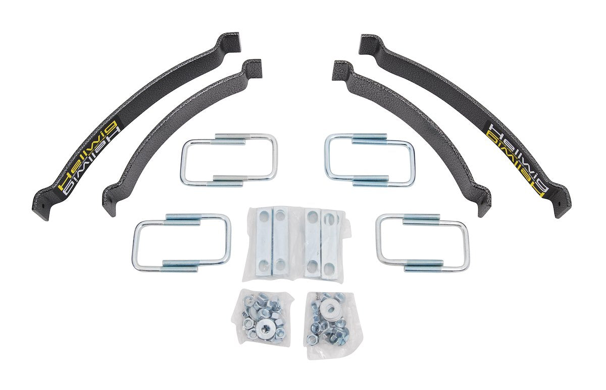 Hellwig Helper Spring Kit, EZ-1000 Series, 1000 lb Load Capacity, With 2 Springs/U Bolts/Hardware, Set Of 2 - 1250