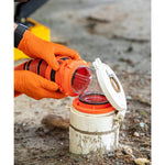 Camco Sewer Hose Connector, Translucent Bayonet Elbow Fitting With 4-in-1 Adapter - 39736