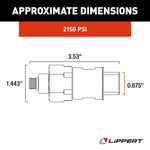 Lippert Leveling System Hydraulic Pressure Switch, With Deutsch DT-04-2P All Weather Connector - 142927