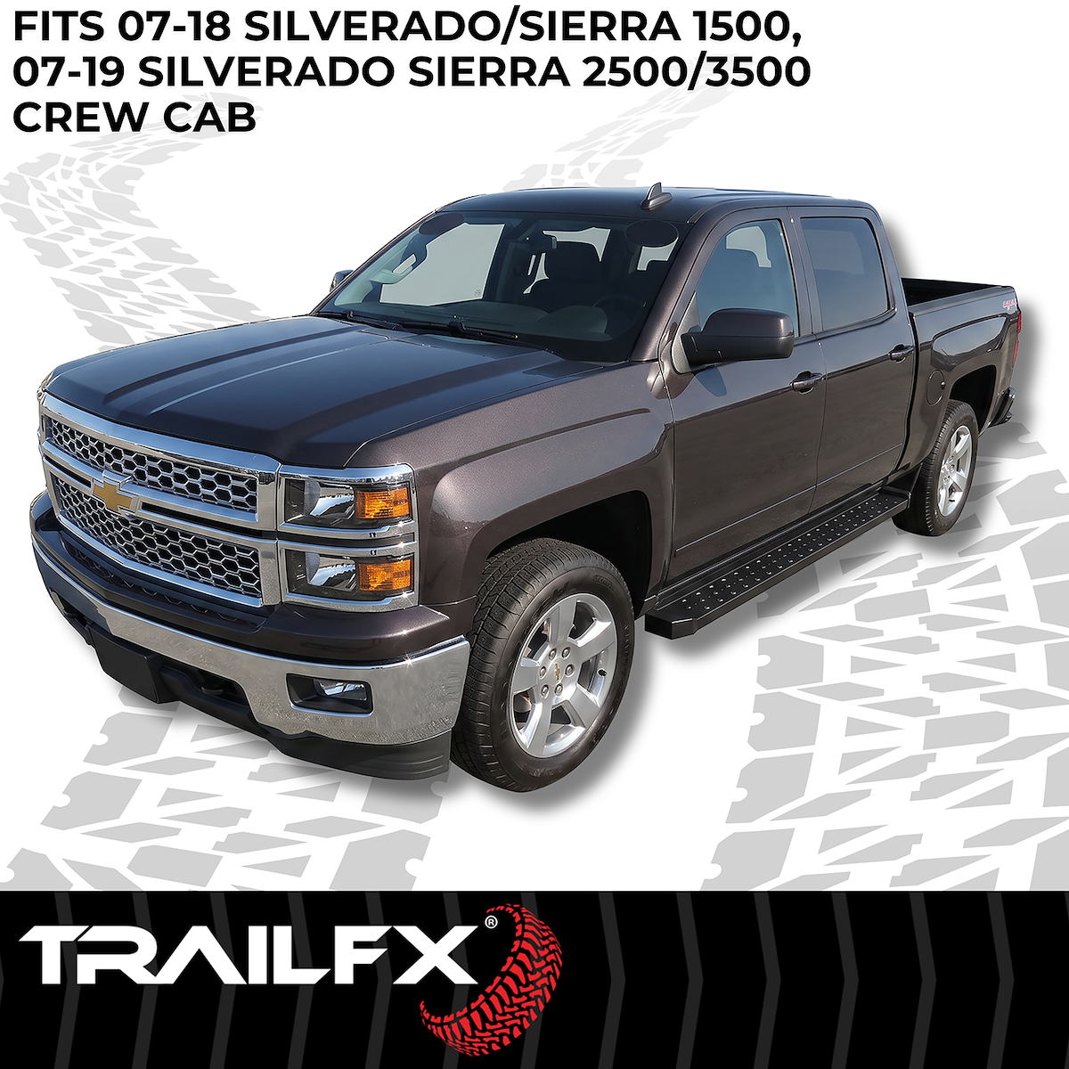 TrailFX Running Boards & Nerf Bars RBW03B product image 7