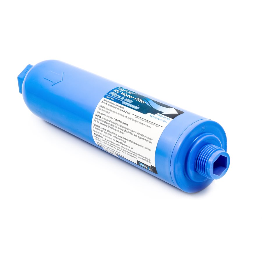 Camco Fresh Water Filter, Filters Down to 100 Microns - 40013
