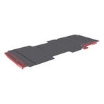 Weather Guard Cargo Area Liner, Black, Rubber With Aluminum Red Sills - RFFT48E-5-01