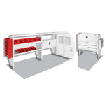 Weather Guard Van Storage System Kit, White - 600-8114R
