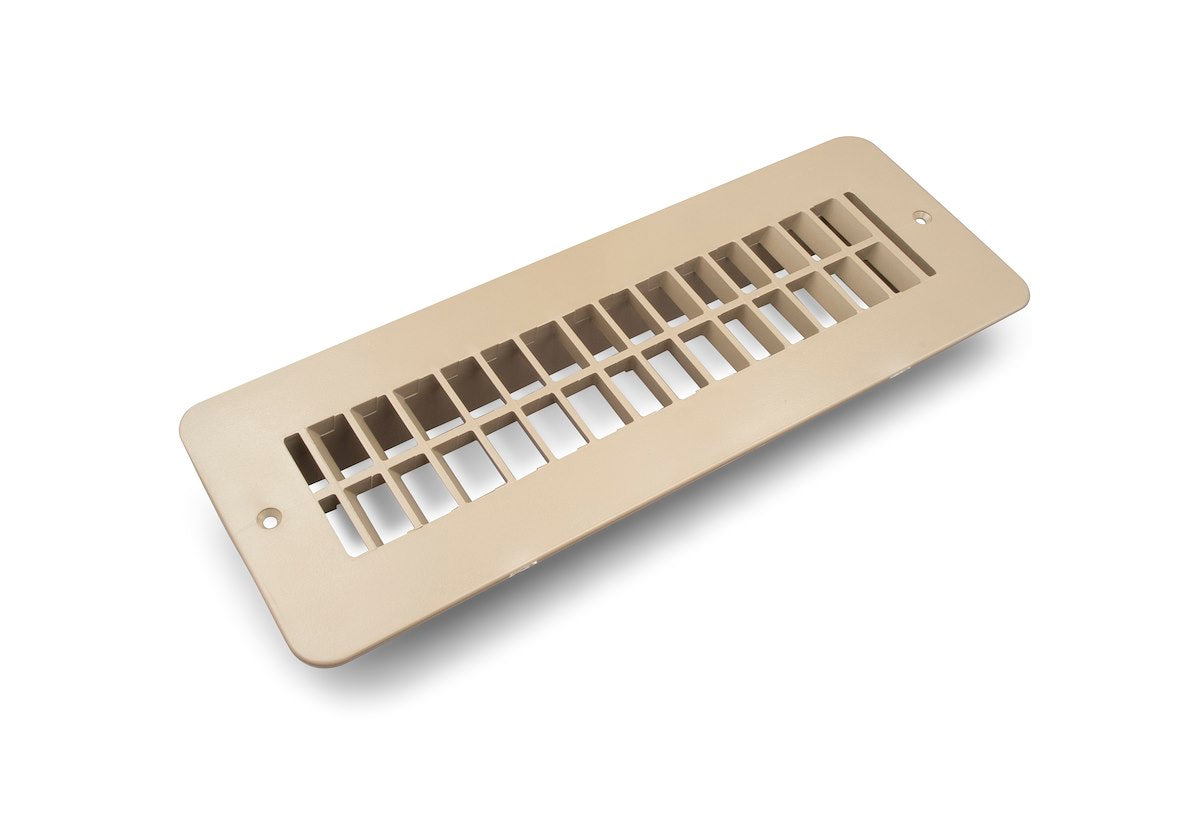 B&B Molders Heating/Cooling Register, 2-1/4 in Height x 9-7/8 in Width Cutout Dimension (2x10), B&B Cross Reference 288-86-A-TN-A - 94258