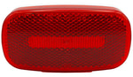 RV Designer Trailer Light, LED Bulb, Red, 4.13 in Width x 2 in Height - L903