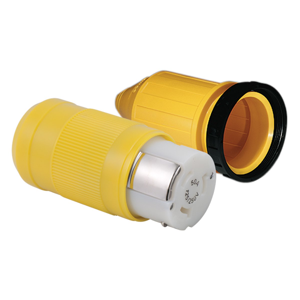 Marinco Power Cord Plug End, 50 amp, 3 Pole, 4 Wire - 6364CRV.VPK