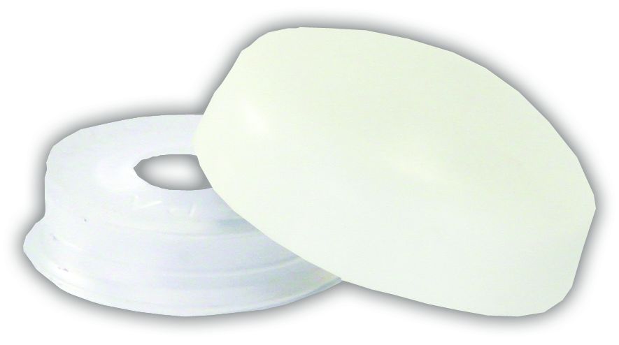 JR Products Screw Cover, White, Set Of 14 - 20375
