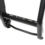 Westin Public Safety Bumper Push Bar, Black, HRPO Steel, 2-3/4 in Rubber Strip Uprights - 36-4045