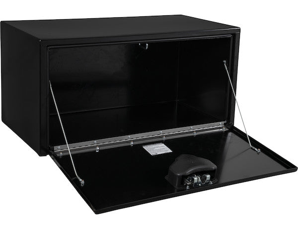 Buyers Products Tool Box, 1 Recessed Drop Door, Black, Steel - 1702105