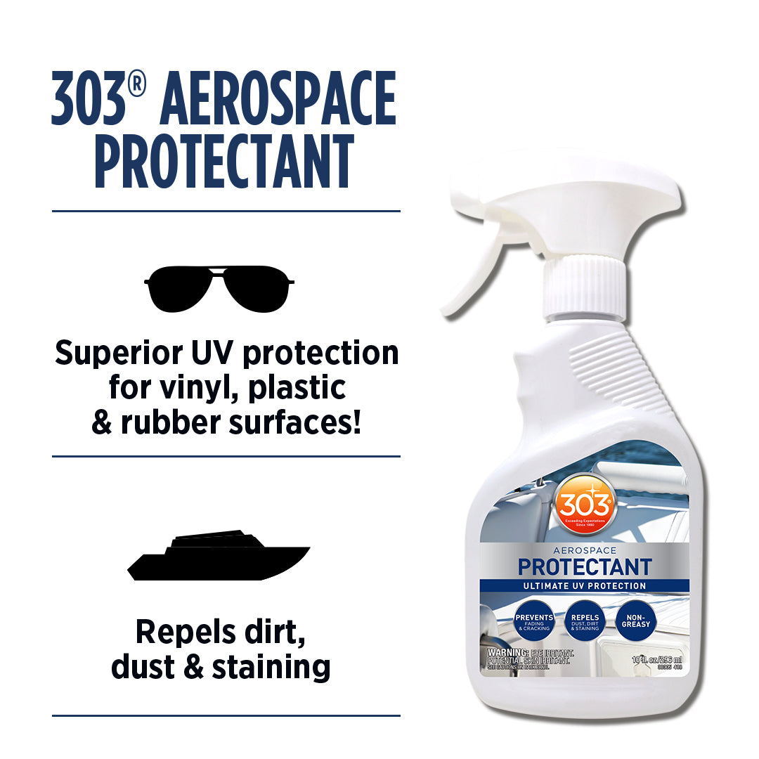 303 Products Inc. Vinyl Protectant, 10 oz, 1 Spray Bottle - 30305